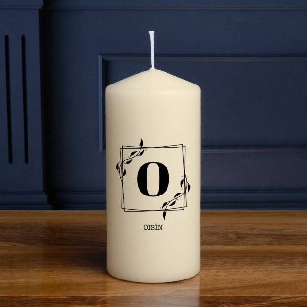 Any Initials And Message - Personalised Candle