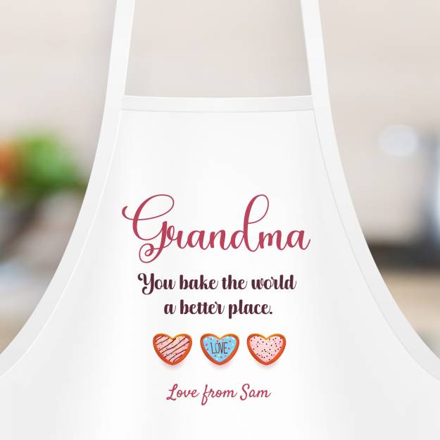 You Bake the World a Better Place - Personalised Apron