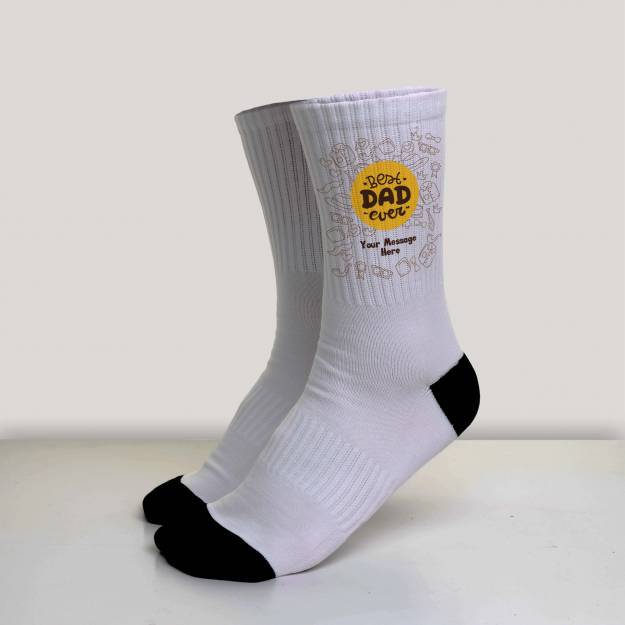 Best Dad Ever - Personalised Socks