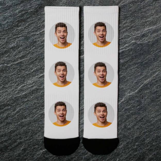 Any Eight Photos - Personalised Socks