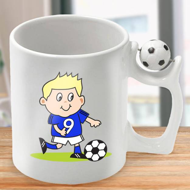 Footy Boy Personalised Mug