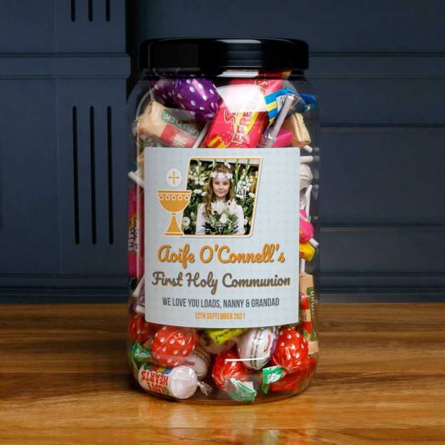 First Holy Communion - Personalised Sweets Jar