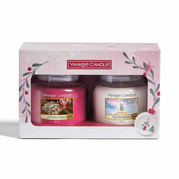 Yankee Candle - Snow Globe Wonderland 2 x Medium Jar Gift Set