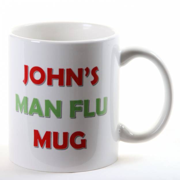 Man Flu Personalised Mug