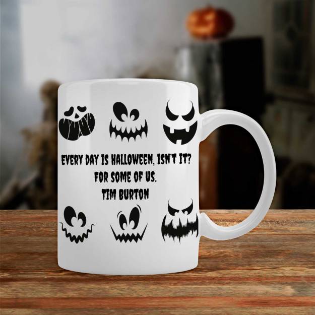 Spooky Faces - Personalised Mug