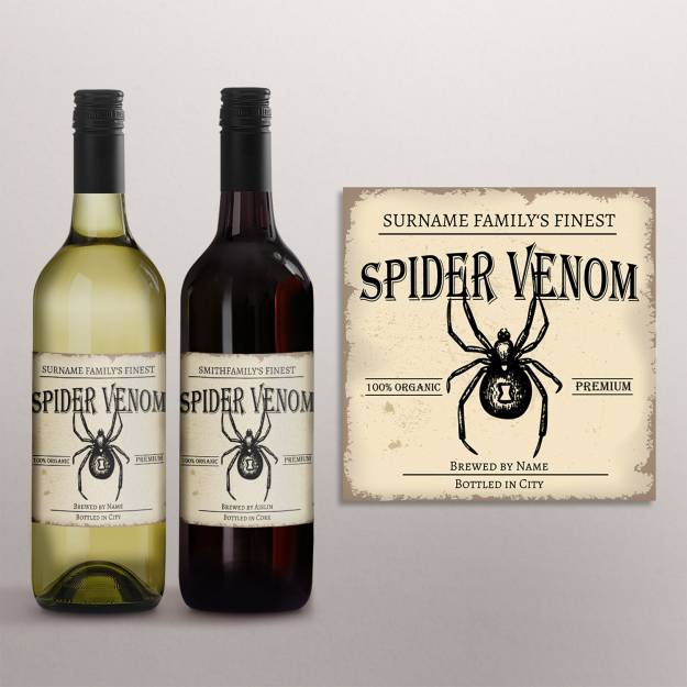 Spider Venom - Personalised Wine