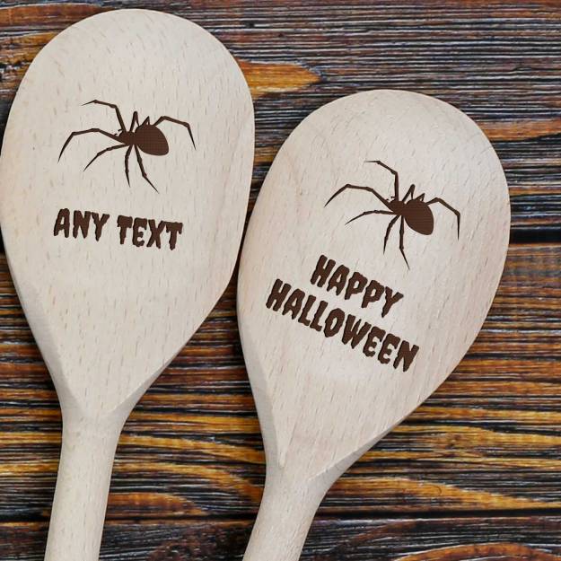 Any Name Spider - Personalised Wooden Spoon