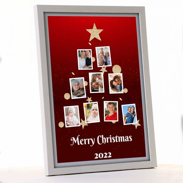 Christmas Family Tree Personalised Poster