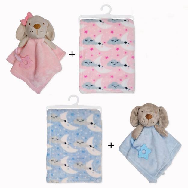 Personalised Baby Blanket & Comforter Set
