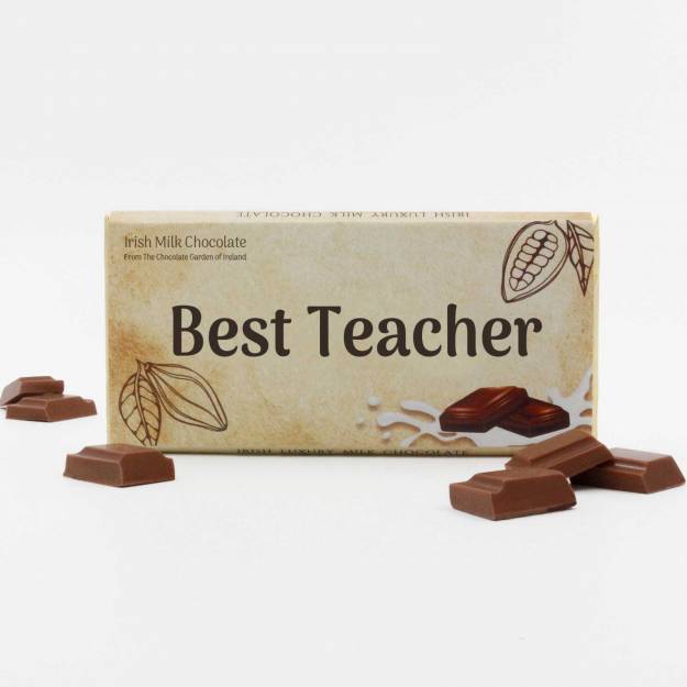 Best Teacher - Personalised Irish Milk Chocolate Bar 75g