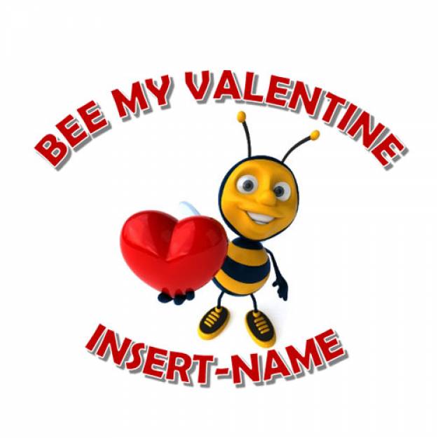 Bee My Valentine Personalised Mug