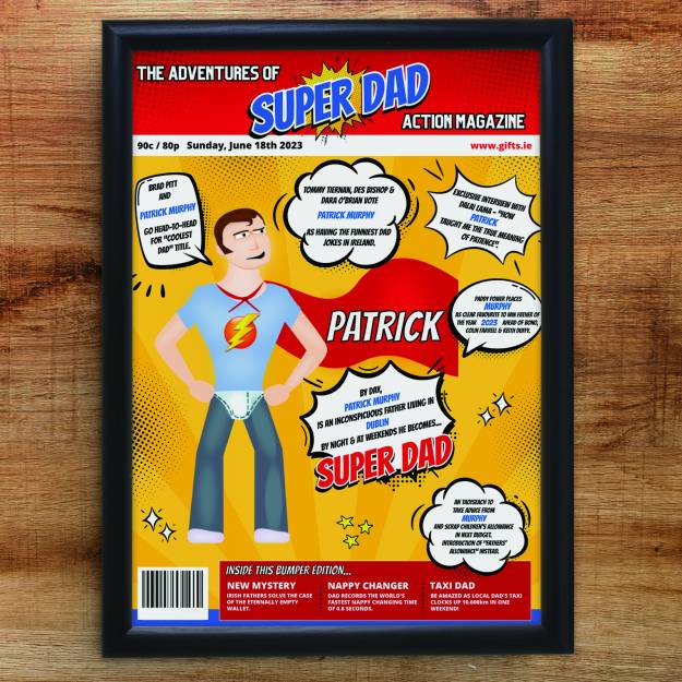 Super Dad Personalised Spoof Magazine