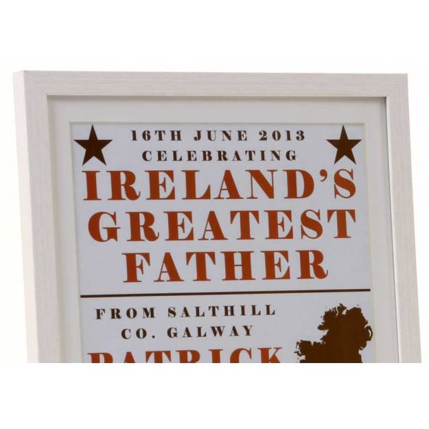 Ireland\'s Greatest Father Personalised Frame