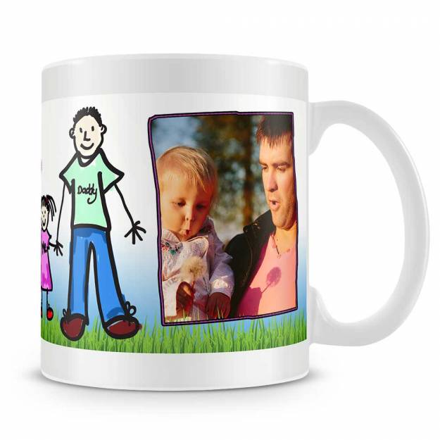 Dad You Rock Personalised Photo Mug