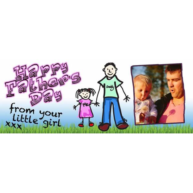 From Your Little Girl Personalised Photo Mug