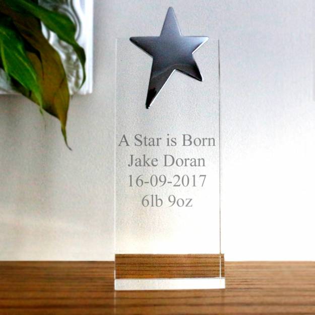 Crystal Star Award Ornament