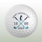 Father's Day 2024 Personalised Golf Ball - Set of 3 Balls