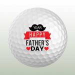 Happy Father's Day Personalised Golf Ball - Set of 3 Balls