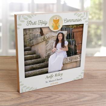 First Holy Communion - Wooden Photo Blocks
