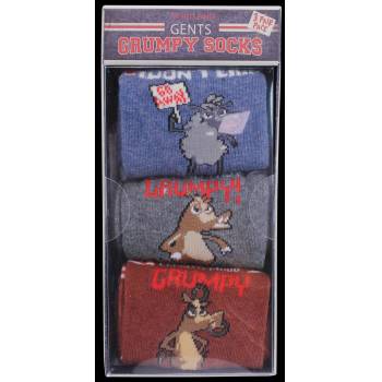 Gents Grumpy Sock Set - 3 Pair Pack