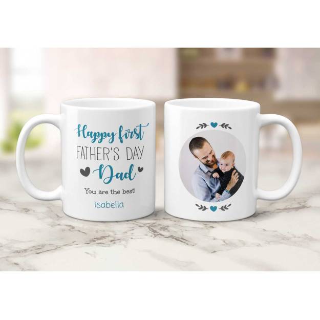 Happy First Father's Day Personalised Photo Mug_duplicate