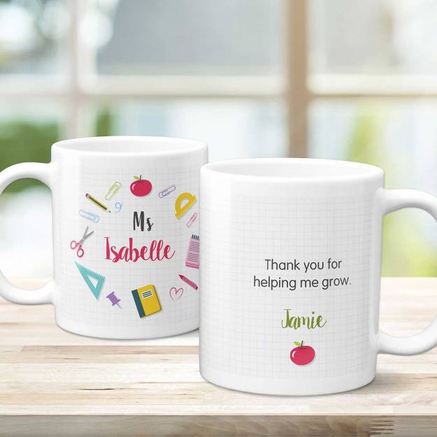 Any Name Any Message Teacher's Day Personalised Mug
