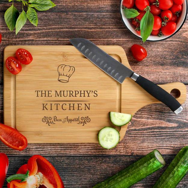 Name's Kitchen Engraved Chopping Board