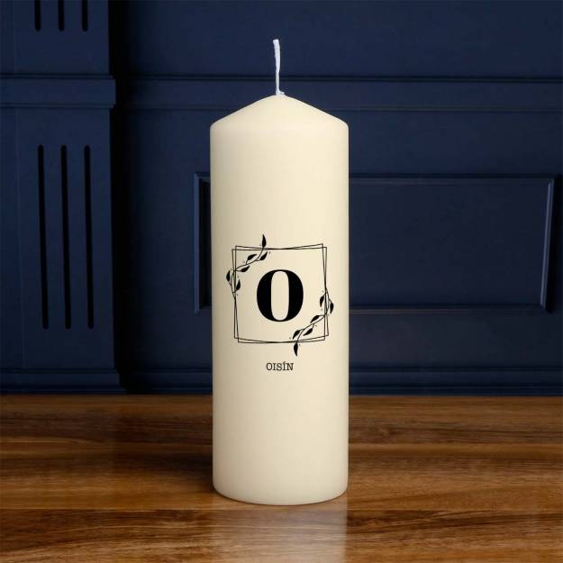 Any Initials And Message - Personalised Candle