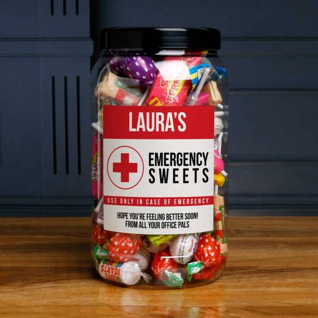 Emergency - Personalised Sweets Jar