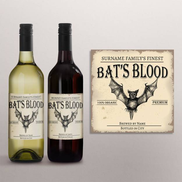 Bat'S Blood - Personalised Wine