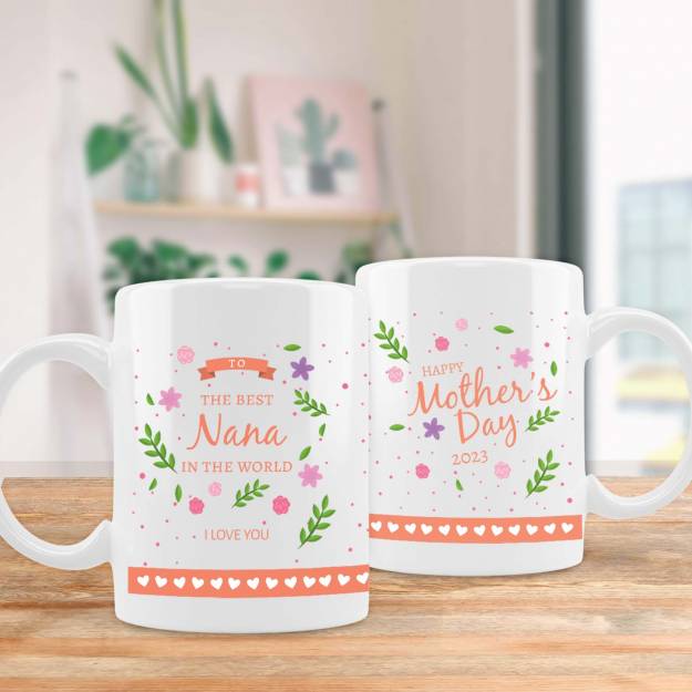 To The Best Nana In The World - Personalised Mug