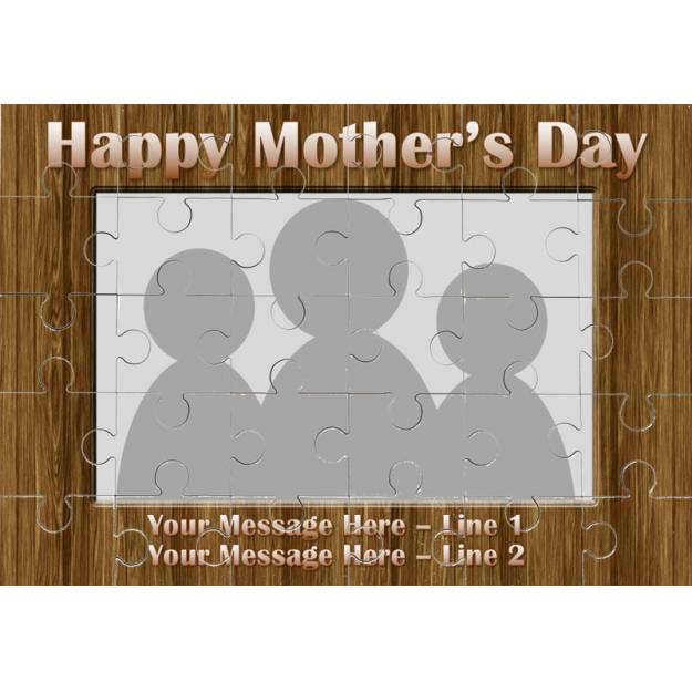 Happy Mothers Day Photo Personalised Jigsaw