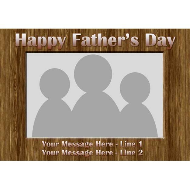 Happy Fathers Day Photo Personalised Jigsaw