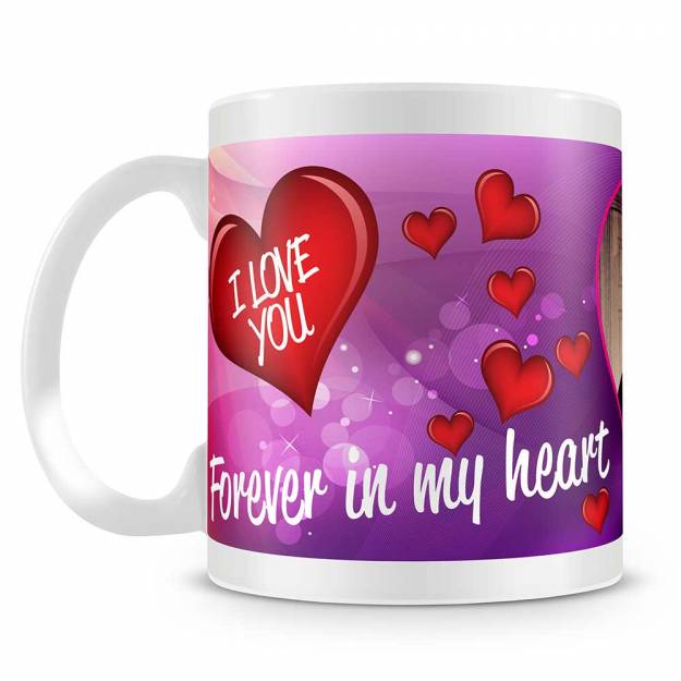 Forever In My Heart Personalised Photo Mug