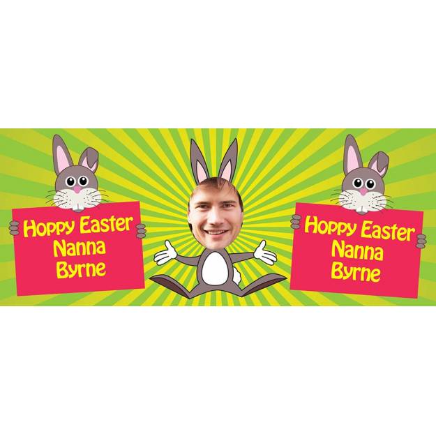 Hoppy Easter Personalised Photo Mug