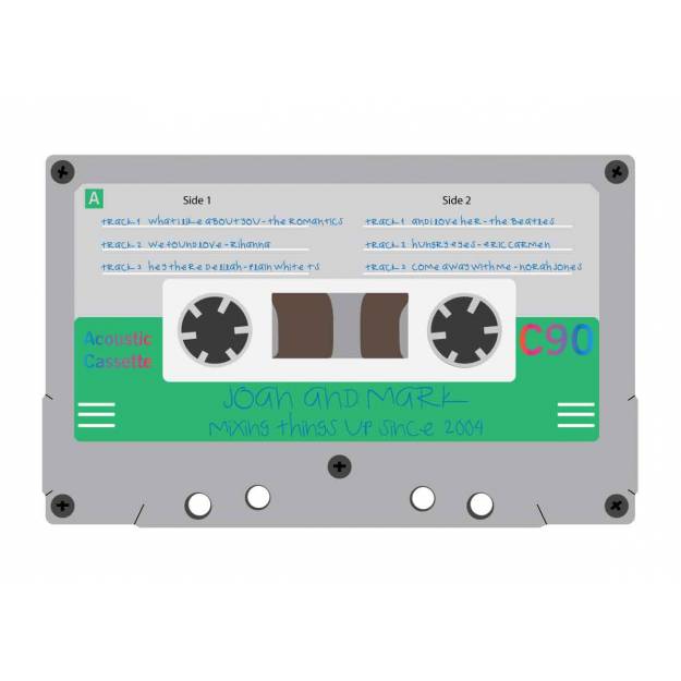 Cassette Tap Personalised Framed Poster