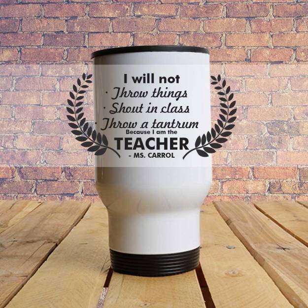 I'm the Teacher - Travel Mug (White)