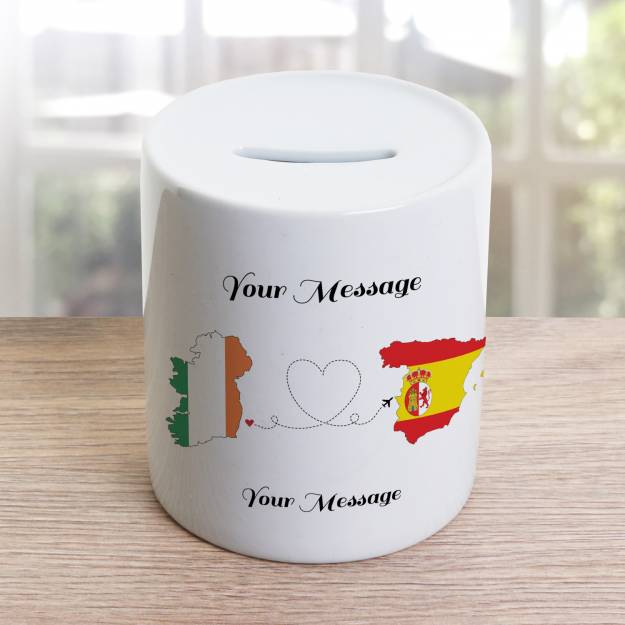 Sending Love - Personalised Money Box