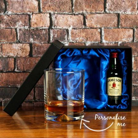 Any Message - Miniature Jameson & Whiskey Glass in Presentation Box