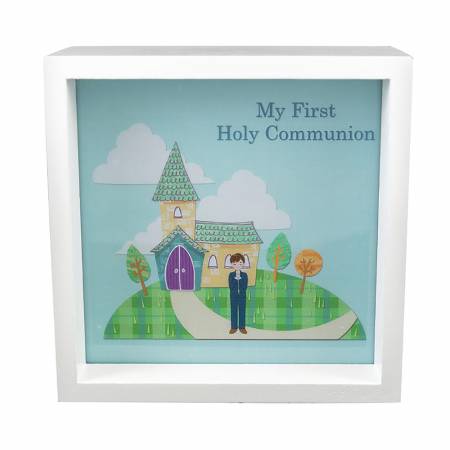First Holy Communion Light Up Box - Blue