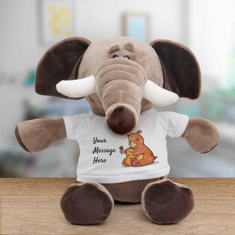 Bear Cuddles Any Message - Personalised Animal