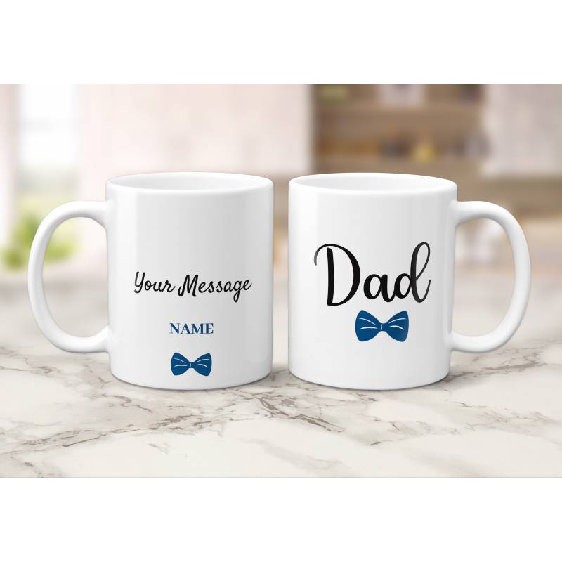 Mum and Dad and Any Message - Personalised Mug