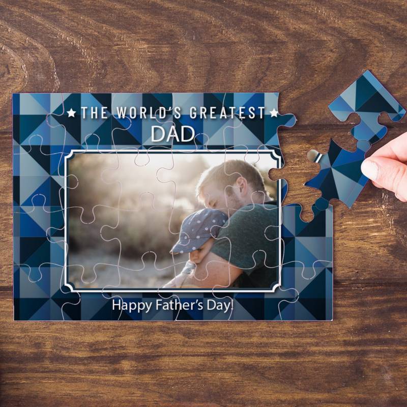 Happy Father's Day Photo Personalised Jigsaw_DUPLICATE