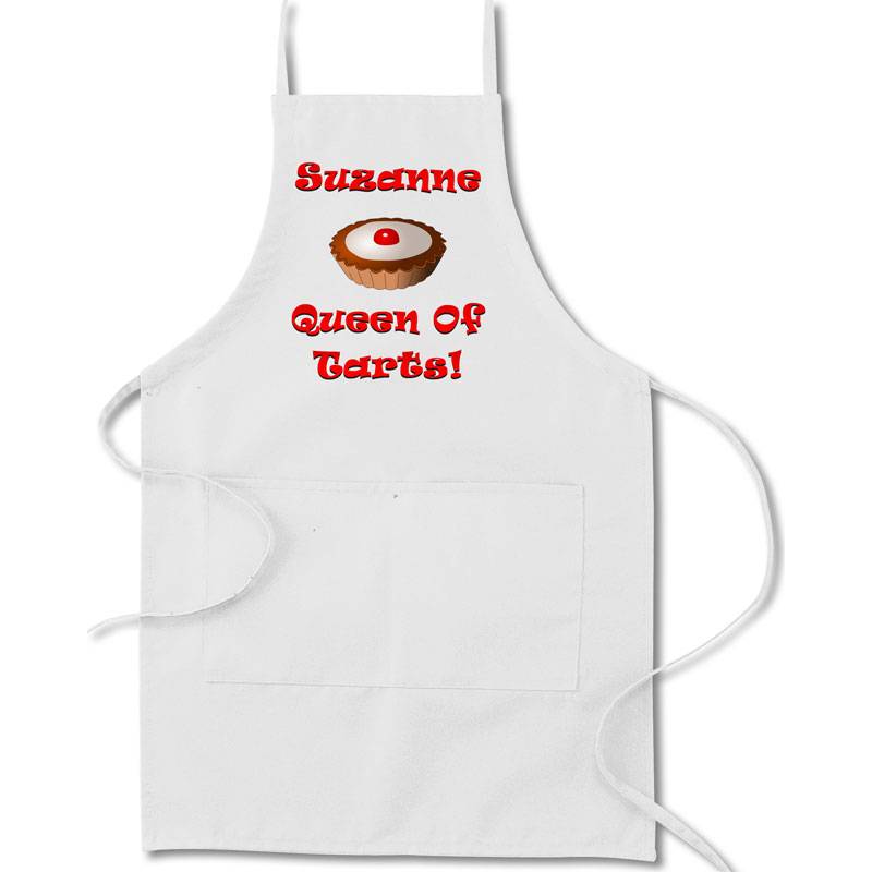 Queen Of Tarts Personalised Apron