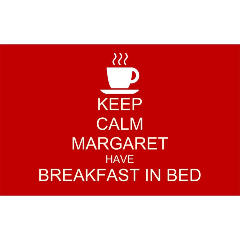 Keep Calm Breakfast Tray