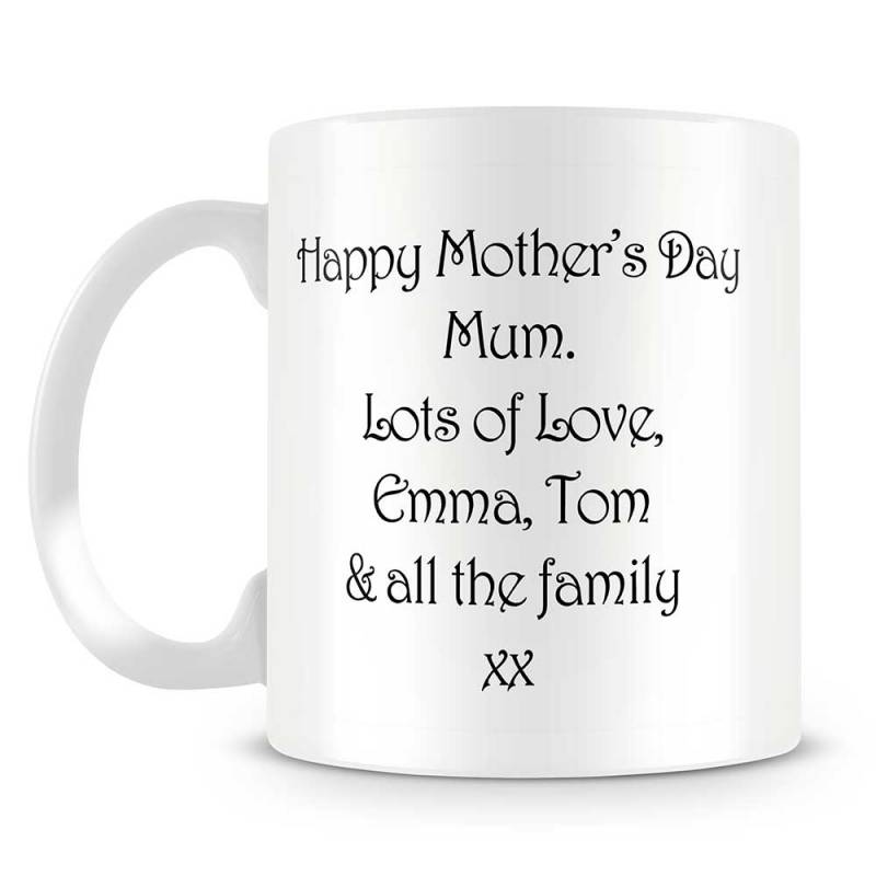 Mothers Like Buttons Personalised Mug