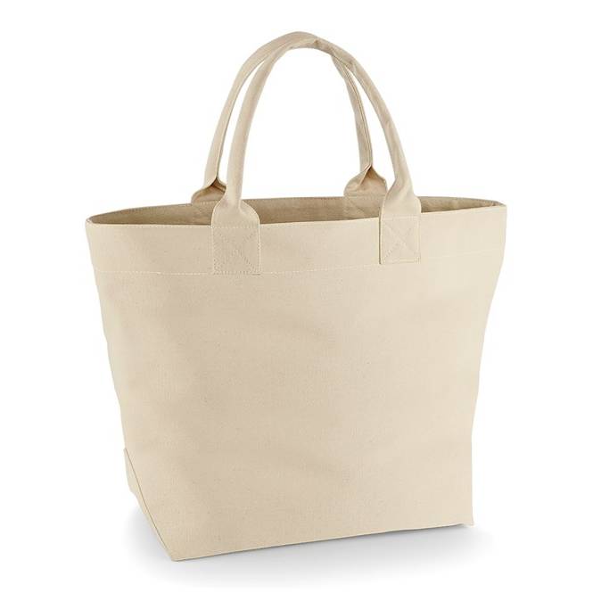 Embroidered Canvas Deck Bag - Natural