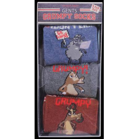 Gents Grumpy Sock Set - 3 Pair Pack