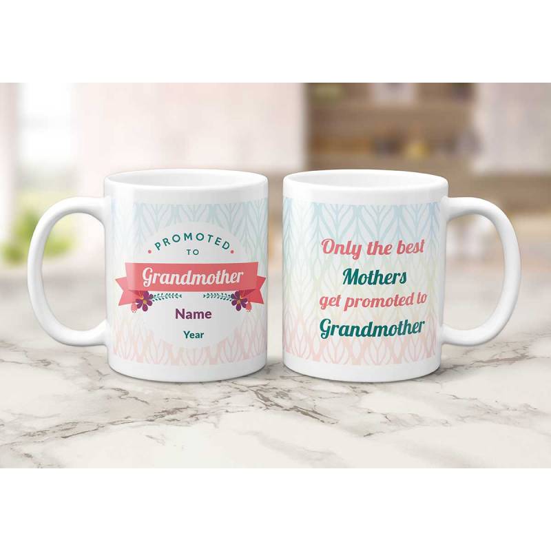 Promoted to Grandmother - Personalised Mug
