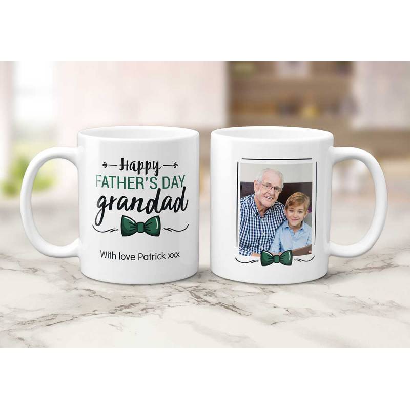 Happy Father's Day Grandad Personalised Photo Mug